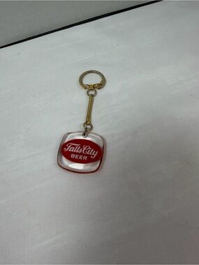 Vintage Falls City Beer Advertising Keychain